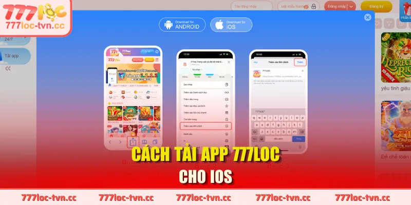 Cách tải app 777LOC cho iOS